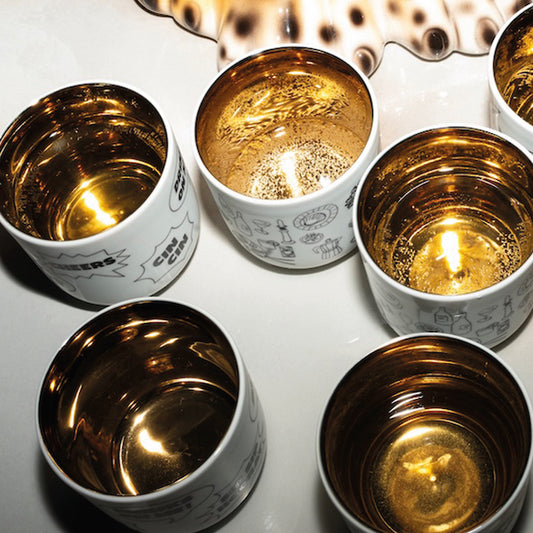 LouLoto Champagnerbecher „be bold drink gold“
