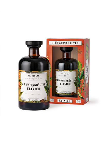 Glühweinkräuter-Elixier Likör, + Design Geschenkverpackung