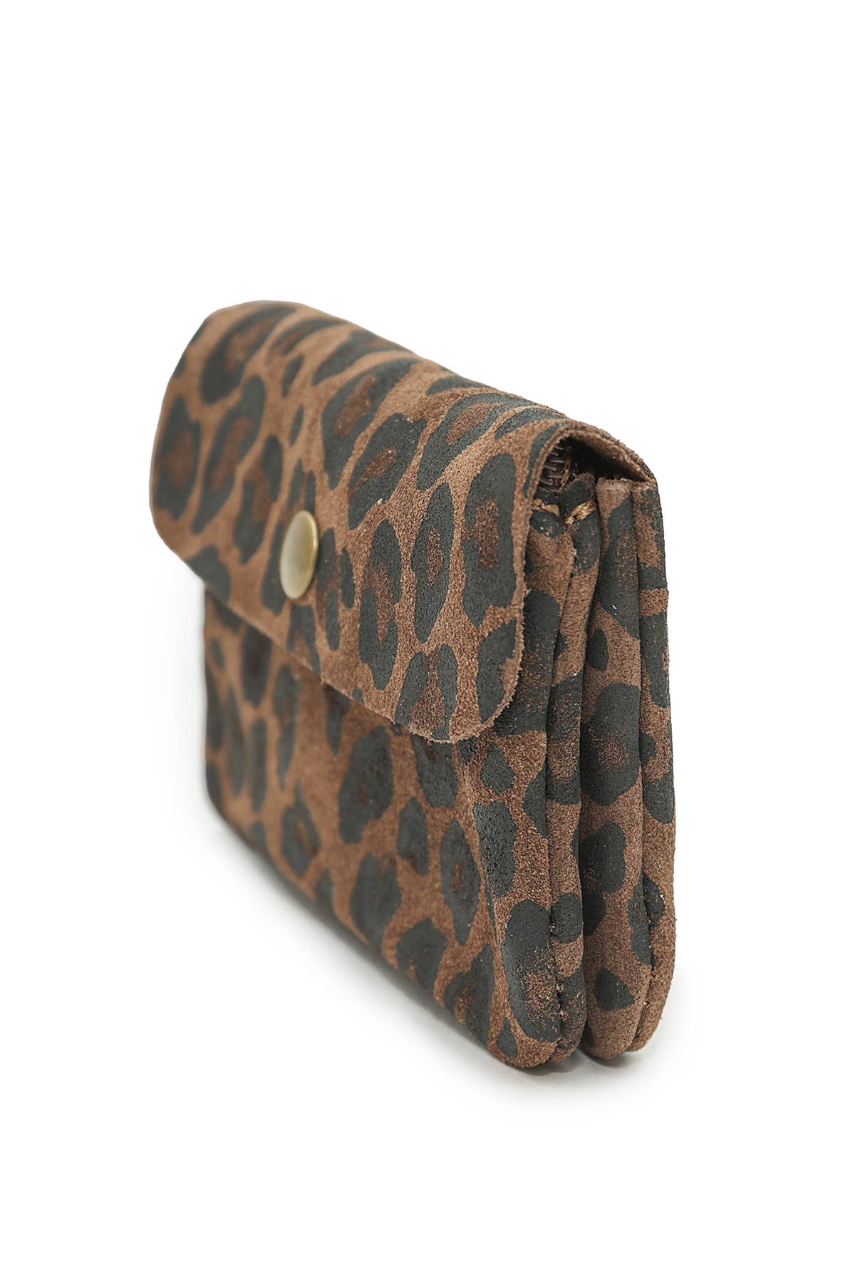 Cherry Paris Geldbeutel Wildlederoptik LUCE LEOPARD