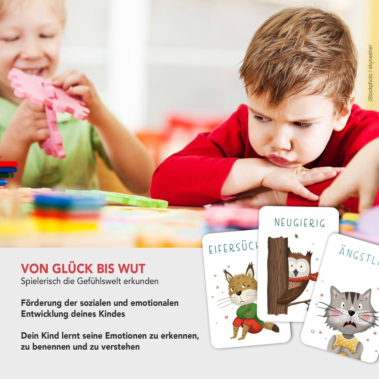 Rüsselfuchs - „Starke Gefühle“ Gefühlskarten für Kinder