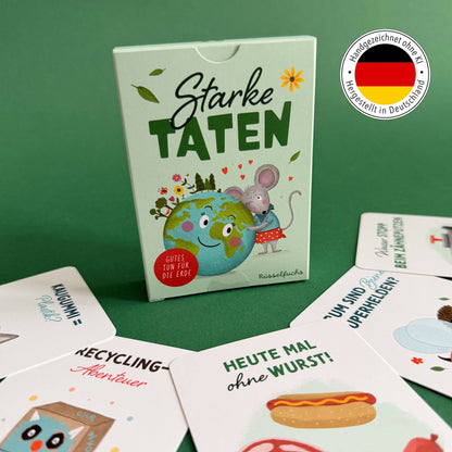 Umweltkarten für Kinder "Starke Taten"
