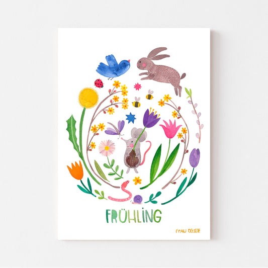 Frau Ottilie Print A4 *Frühling*
