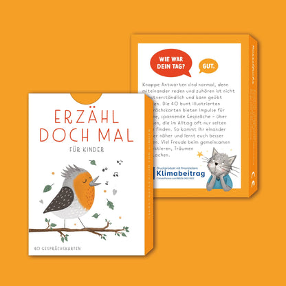Rüsselfuchs - „Erzähl doch mal“ Gesprächskarten für Kinder