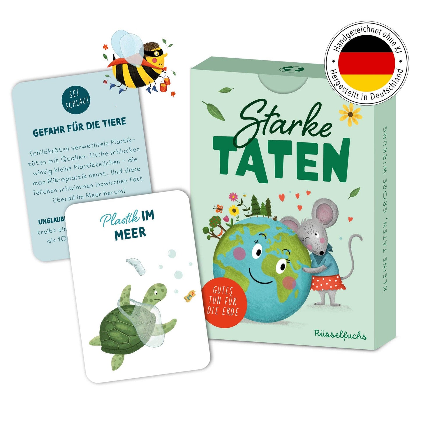 Umweltkarten für Kinder "Starke Taten"