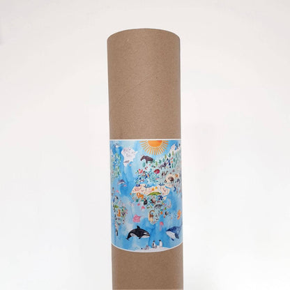 Großes Poster *Weltkarte*