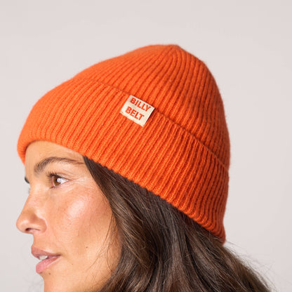BillyBellt Beanie aus Lammwolle - Orange