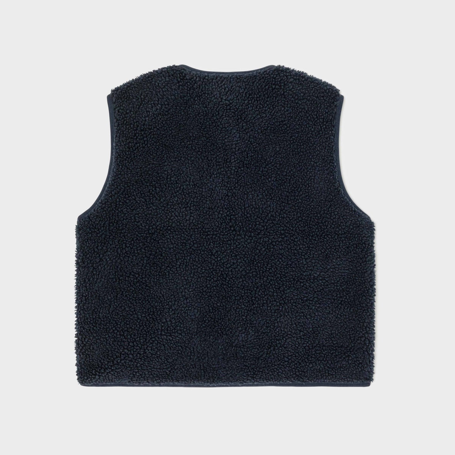 BillyBelt Ärmellose Damen-Sherpa-Weste mit Reißverschluss Marine