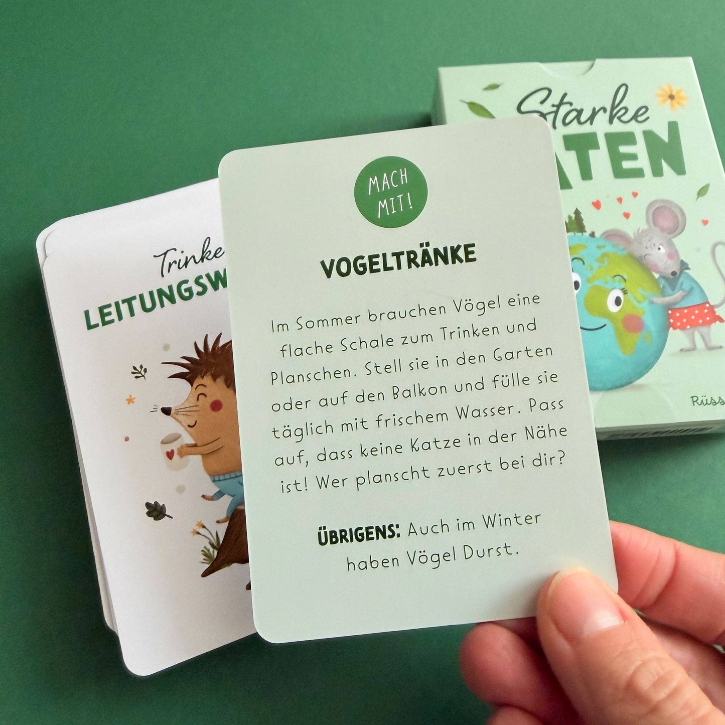 Umweltkarten für Kinder "Starke Taten"