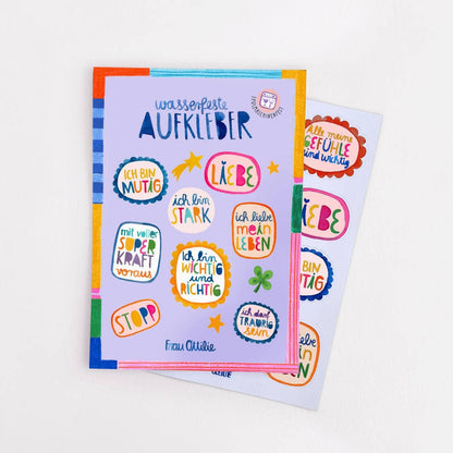 Frau Ottilie Spülmaschinenfeste Sticker *Affirmationen*