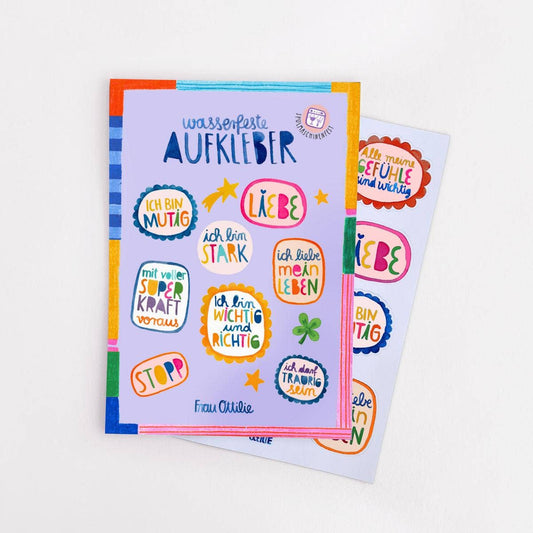 Frau Ottilie Spülmaschinenfeste Sticker *Affirmationen*