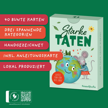 Umweltkarten für Kinder "Starke Taten"
