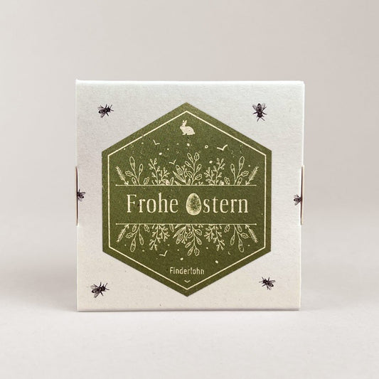 Herr Biene 4er Honig-Schoko Pralinen „Frohe Ostern“