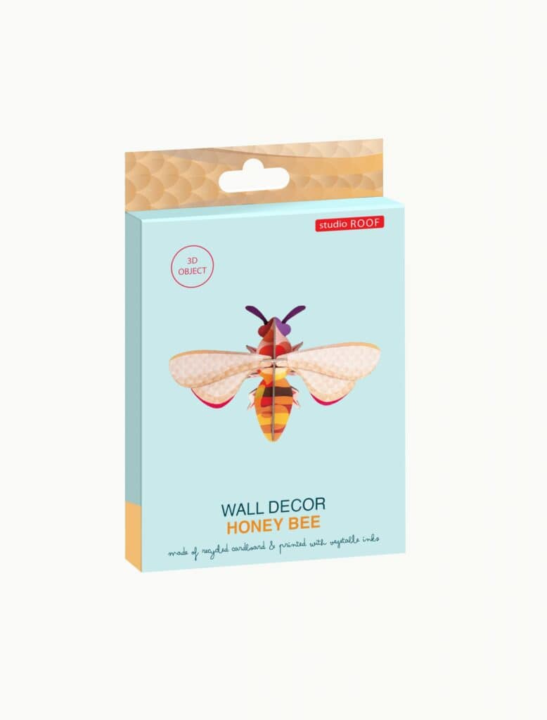 Studio Roof - Wanddekoration aus Pappe „Honey Bee“