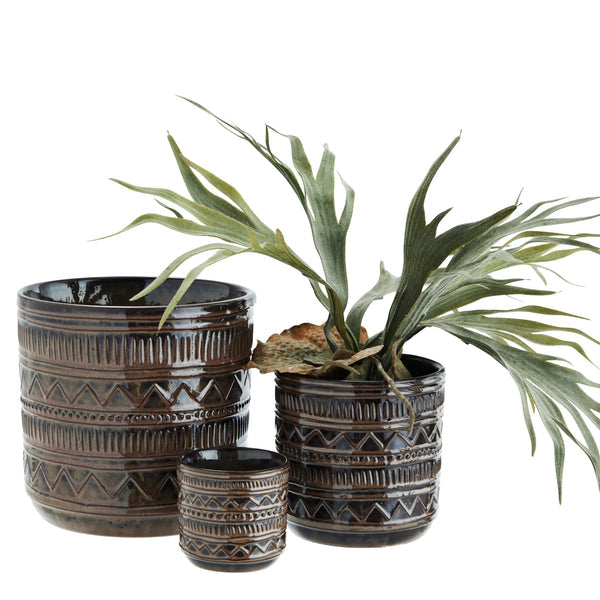 Madam Stoltz Übertopf „Brownie“