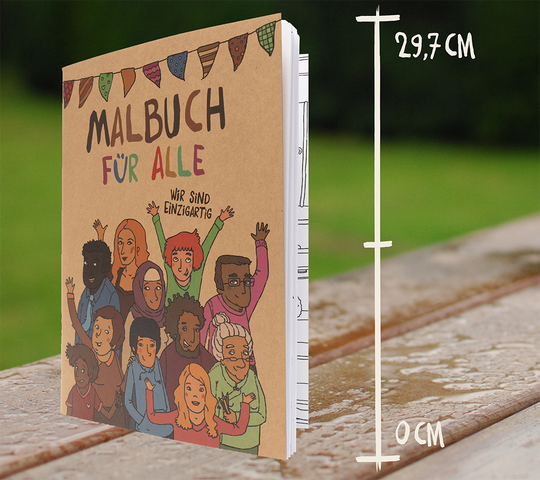 Hautfarben Malbuch