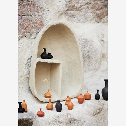 Madam Stoltz Minivase Terrakotta