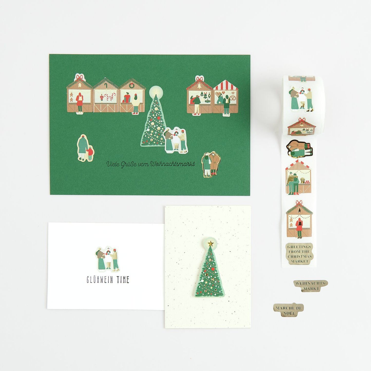 Rico Design Mini-Sticker Weihnachtsmarkt auf der Rolle
120-teilig