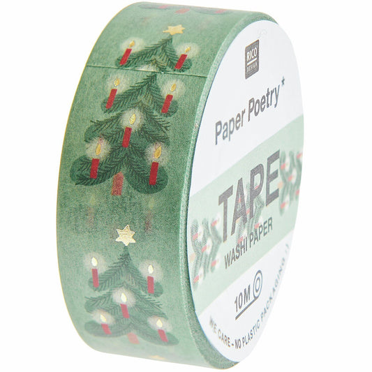 Rico Design Tape Weihnachtsbäume Mint