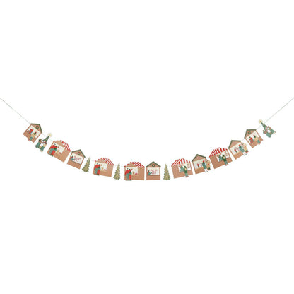 Rico Design Genähte Girlande Weihnachtsmarkt