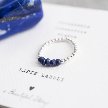 A Beautiful Story Ring mit Naturstein