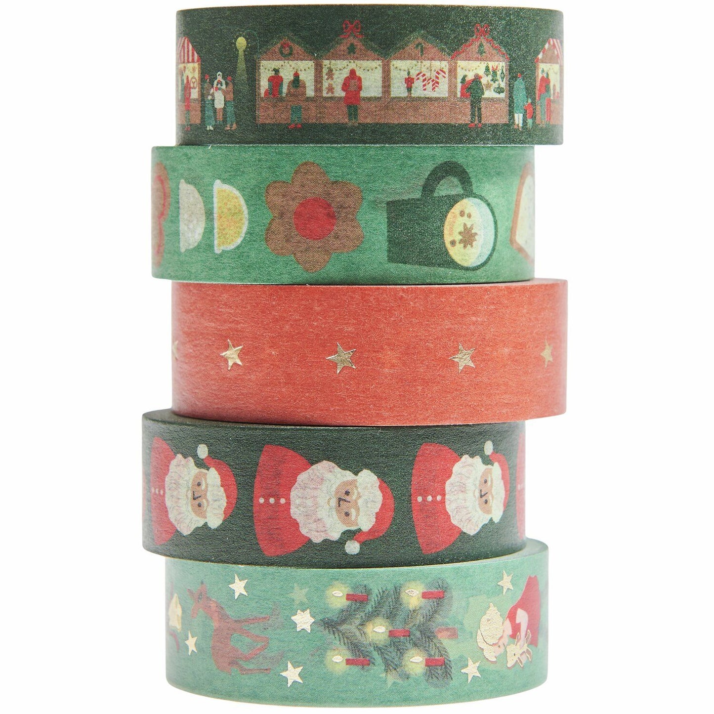 Rico Design Tape Weihnachtsmarkt Classic