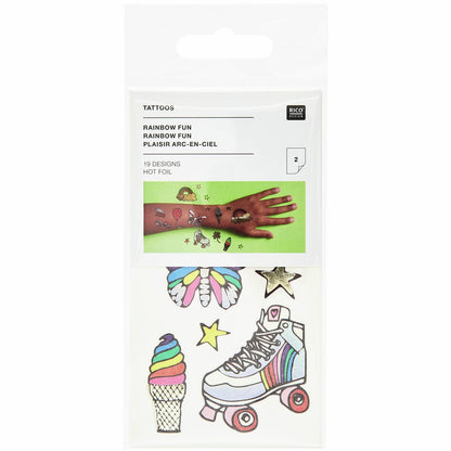 Rico Design "Tattoos Rainbow Fun"