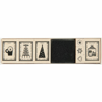 Rico Design Stempelset Weihnachtspost