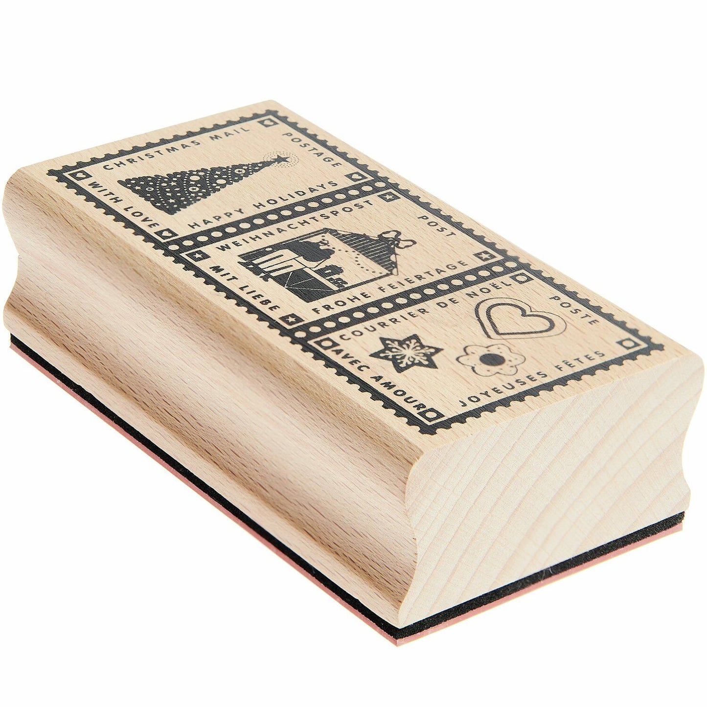 Rico Design Dreifach-Stempel Weihnachtspost