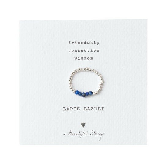 A Beautiful Story Ring mit Naturstein