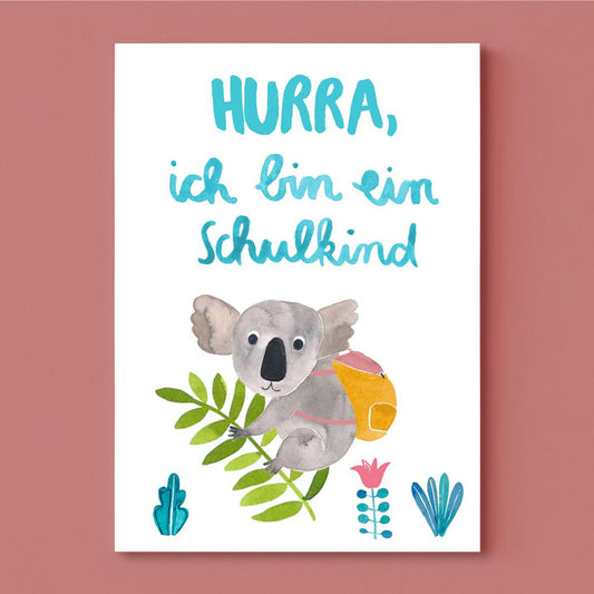 Einschulung *Schulkind* mit Koala