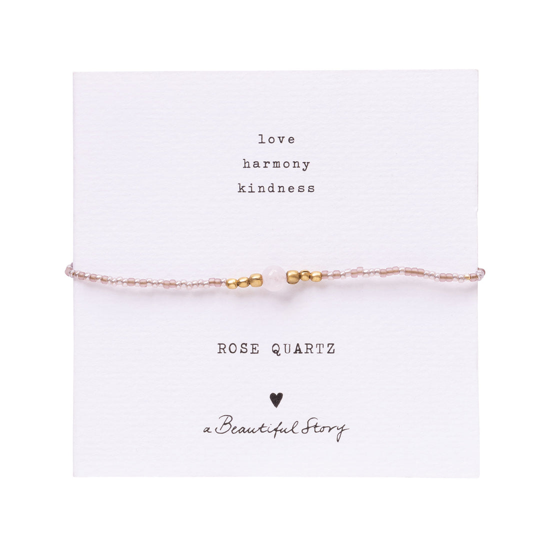 A Beautiful Story Wunscharmband Stein/Perlen