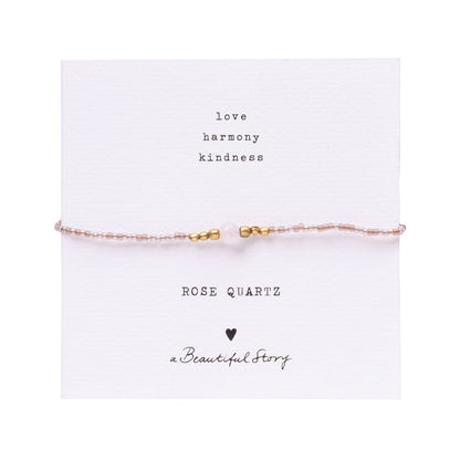 A Beautiful Story Wunscharmband Stein/Perlen