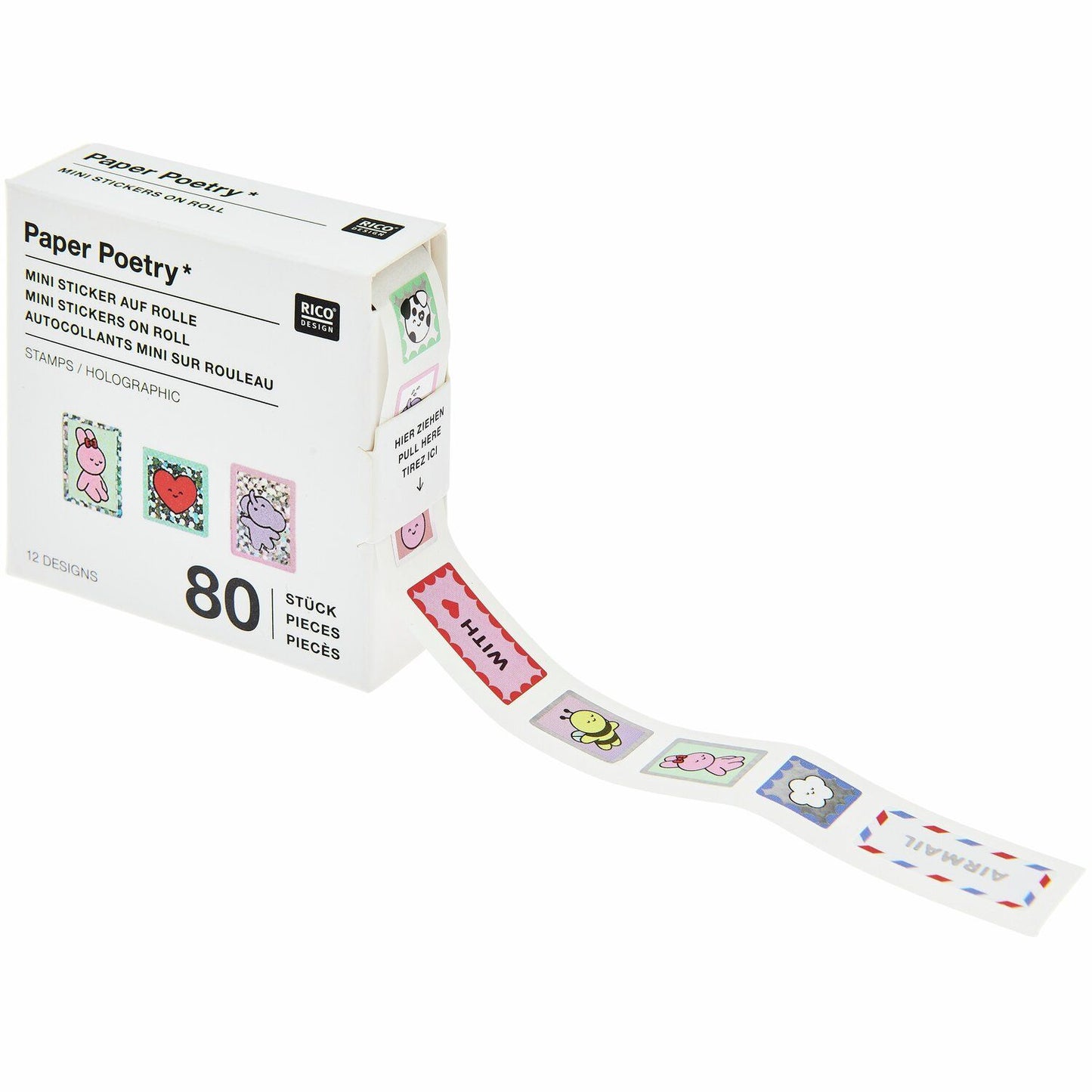 Rico Design Ministicker "Chingu Briefmarken"