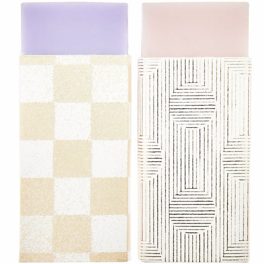 Rico Design "Radiergummi Set Rosa/Lila"