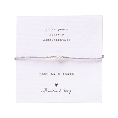 A Beautiful Story Wunscharmband Stein/Perlen