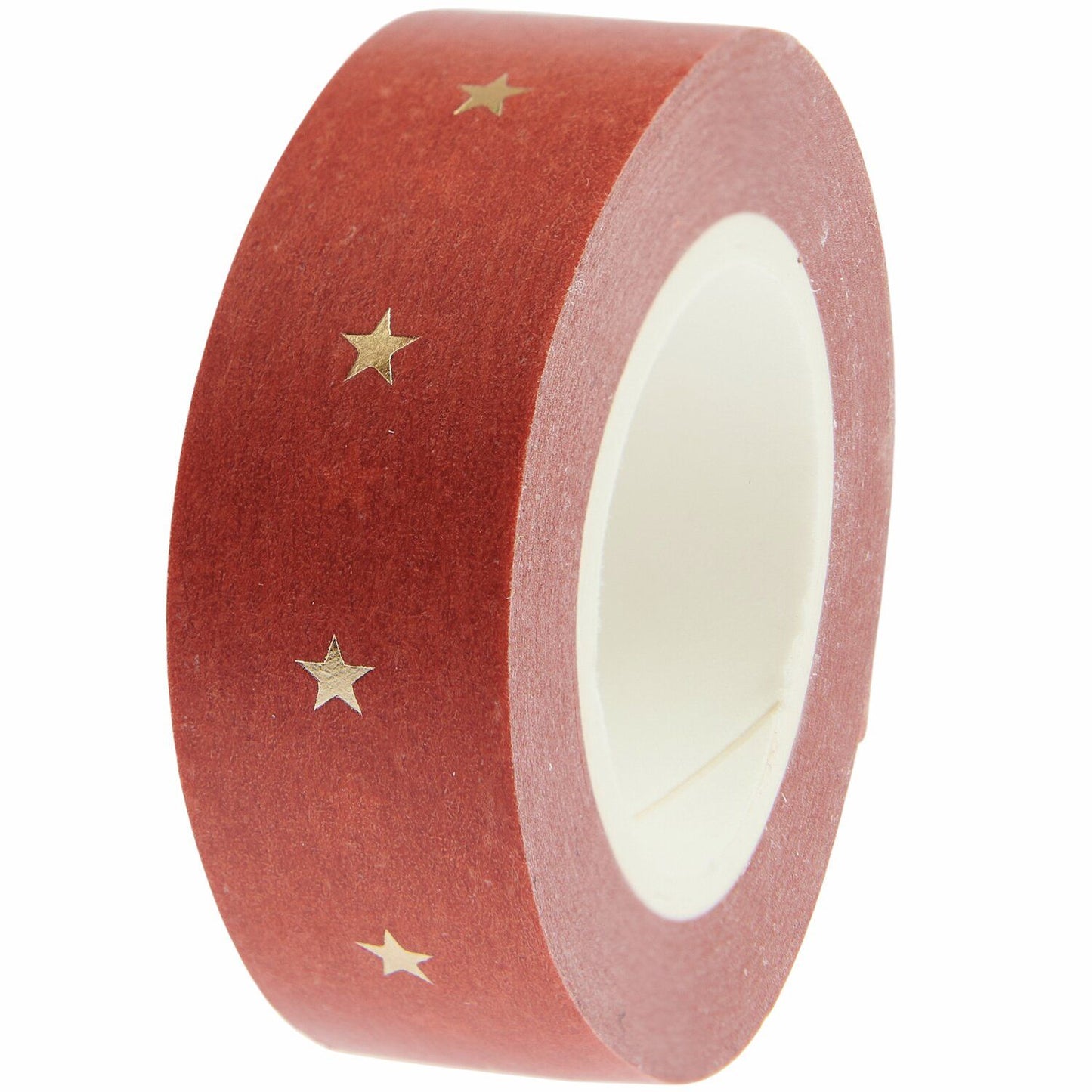 Rico Design Tape Sterne Rostrot/Gold
