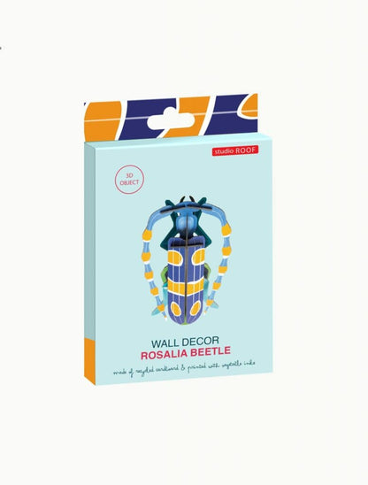 Studio Roof - Wanddekoration aus Pappe „Rosalia Beetle“